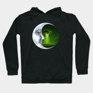 Moon Crescent - Alien Abduction (Green) Hoodie